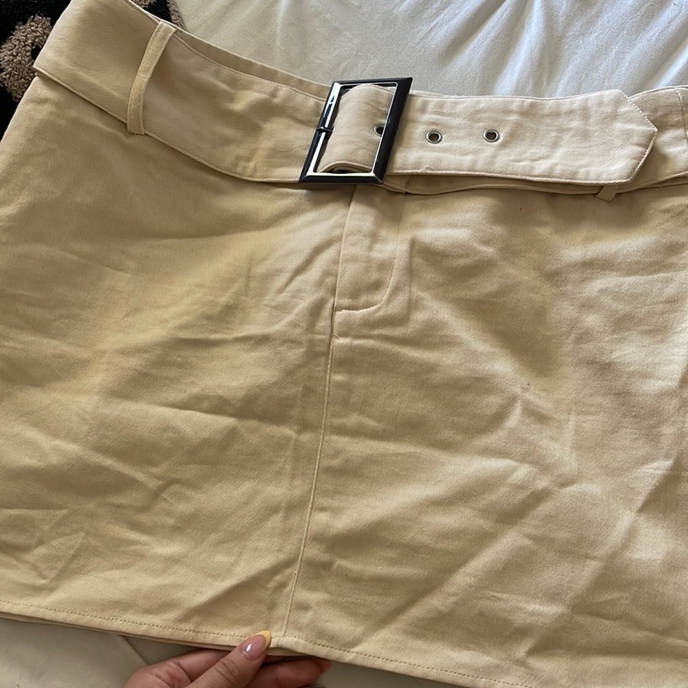 Khaki mini skirt PLL SIZE 12